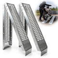 HODRAK Longa – 198cm Folding Steel Loading Ramps for Motorcycles, ATVs, UTVs & Lawn Mowers – 2-Piece, 340kg Capacity